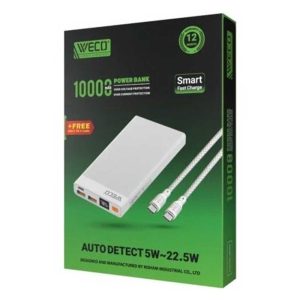 پاوربانک 22.5 وات ویکو مدل We-101 ظرفیت 10000 میلی آمپر ساعت
