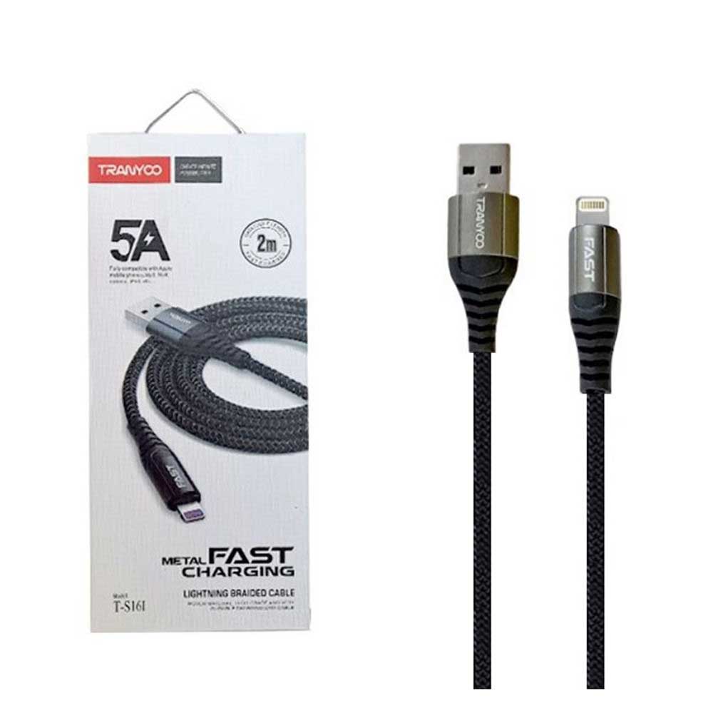 کابل شارژ Lightning ترانیو مدل T-S16I طول 2 متر