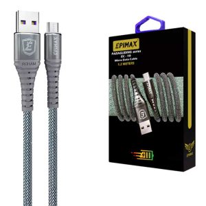 کابل شارژ میکرو یو اس بی پاراگلایدر Epimax EC-10 طول ۱.۲ متر