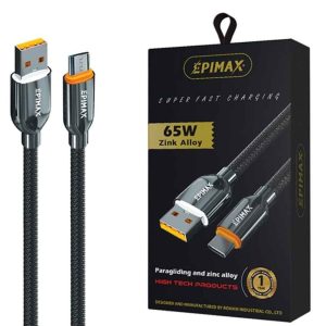 کابل شارژ میکرو یو اس بی EPIMAX EC-127 طول 1 متر