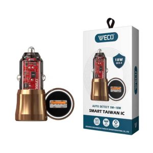 شارژر فندکی WECO 24 18W