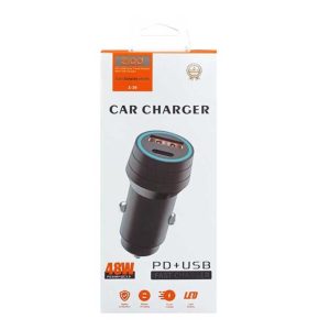 شارژر فندکی ZIQU Z-20 USB+PD 30W