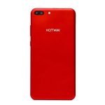 گوشی موبایل Hotwav Cosmos V8 Lite کپی چینی در بسته‌بندی به همراه نمای جلو و پشت با دوربین دوگانه و لوگوی برند