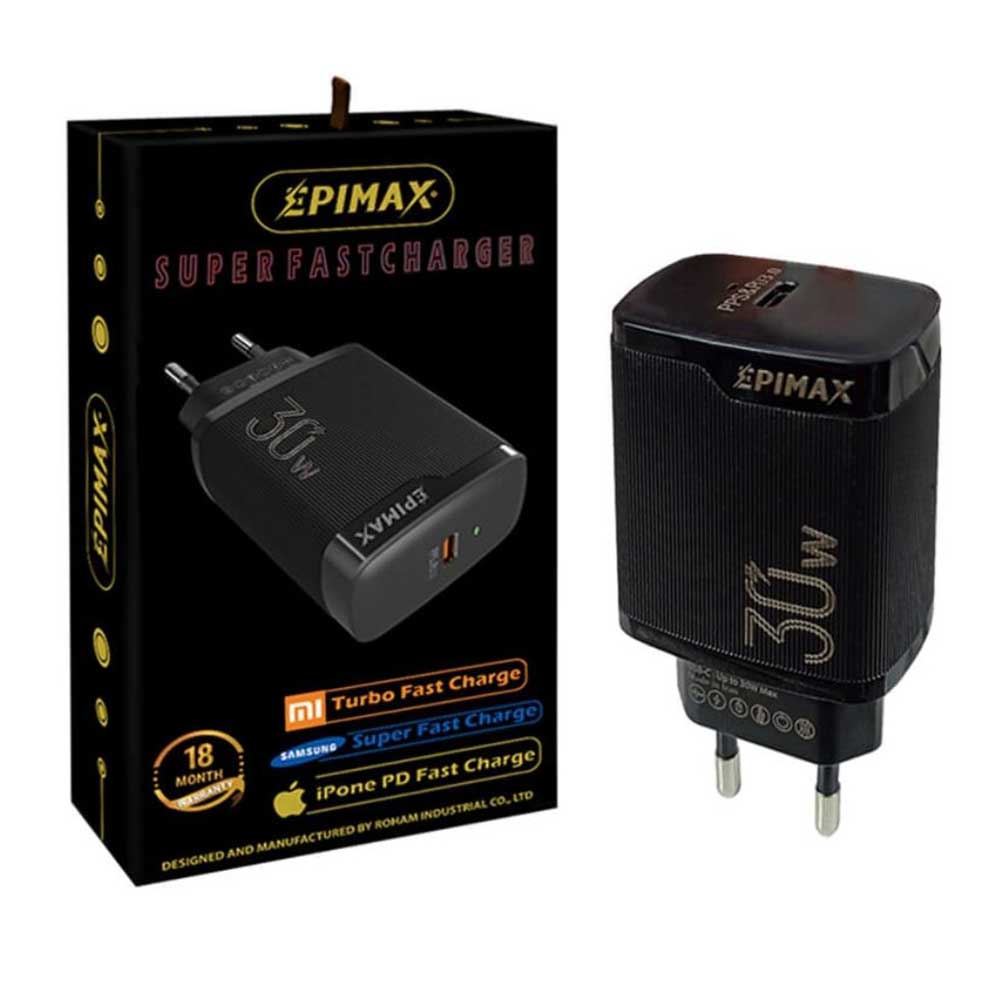 آداپتور EPIMAX EU-83 USB-C 30W