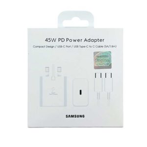 آداپتور با کابل دو سر تایپ سی سامسونگ مدل SAMSUNG PD 45W T4510